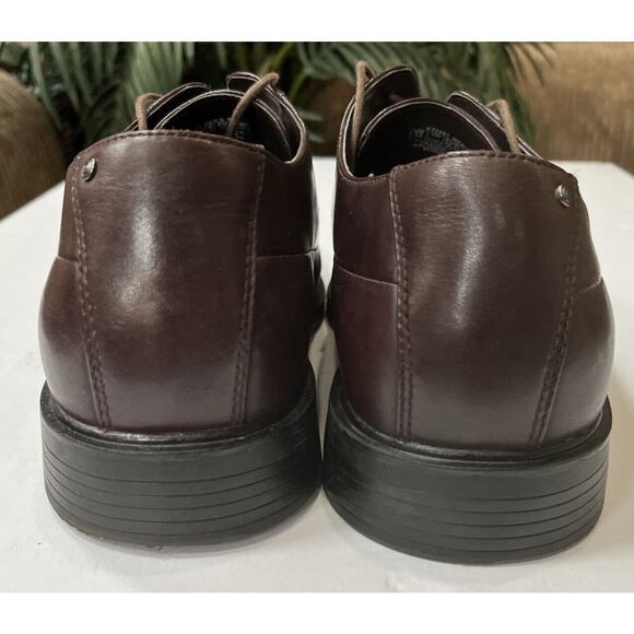 Mens Rockport Brown Dress Shoe 503002 Sz12 Square Toe - Picture 5 of 8